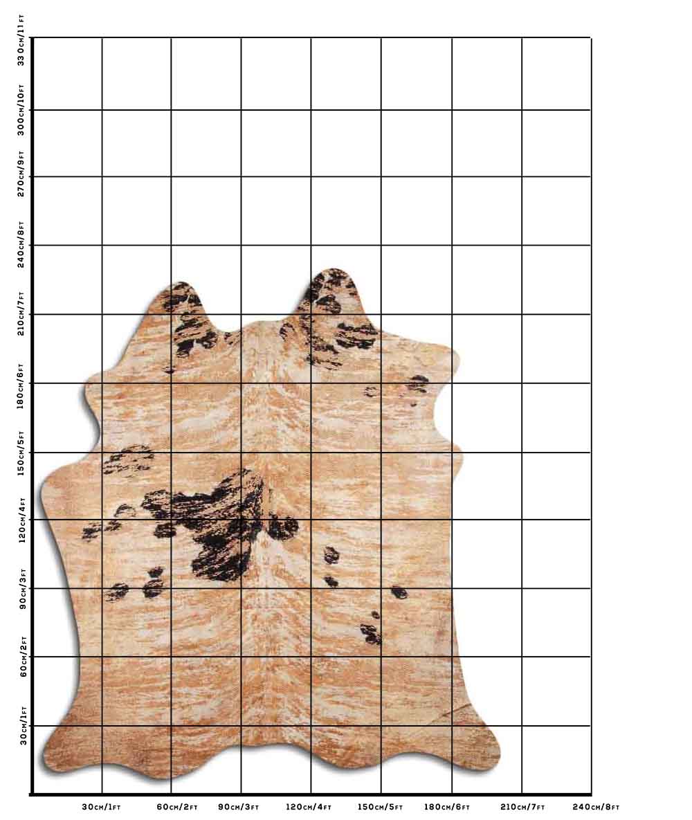 Distressed Exotico Cobra Tan 3 - 4 M Classe A