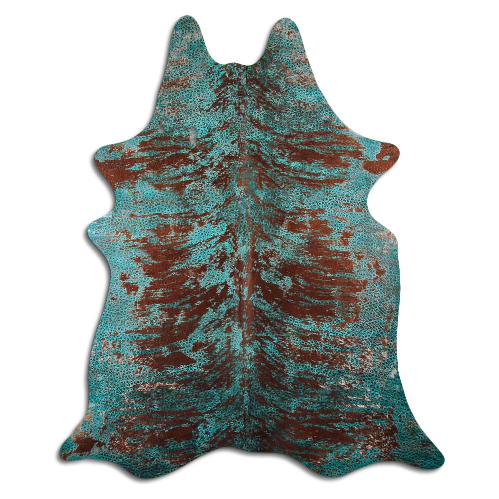 Distressed Brindle Frog Turquoise 2 - 3 M Grade A