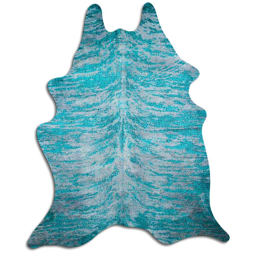 Distressed Brindle Frog Turquoise 2 - 3 M Grade A