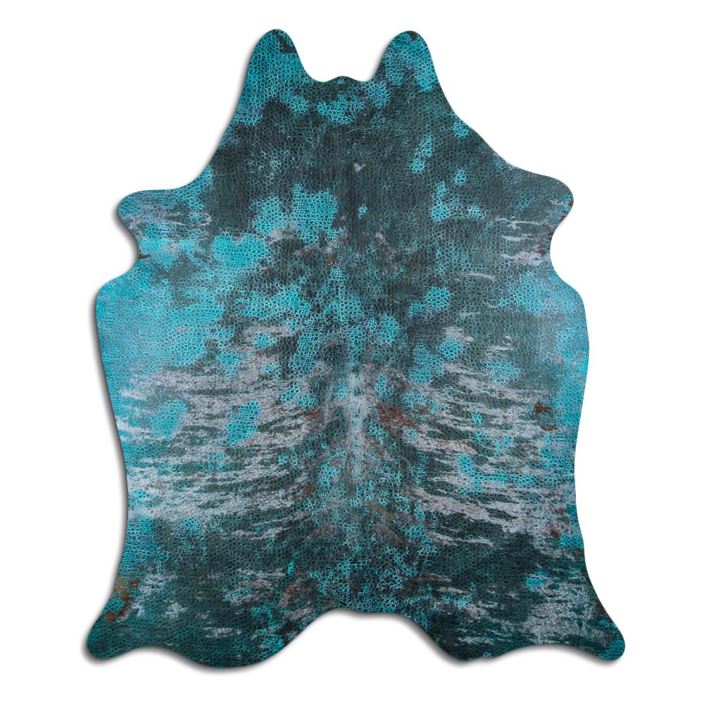 Distressed Exotico Frog Turquesa 3 - 4 M Classe A