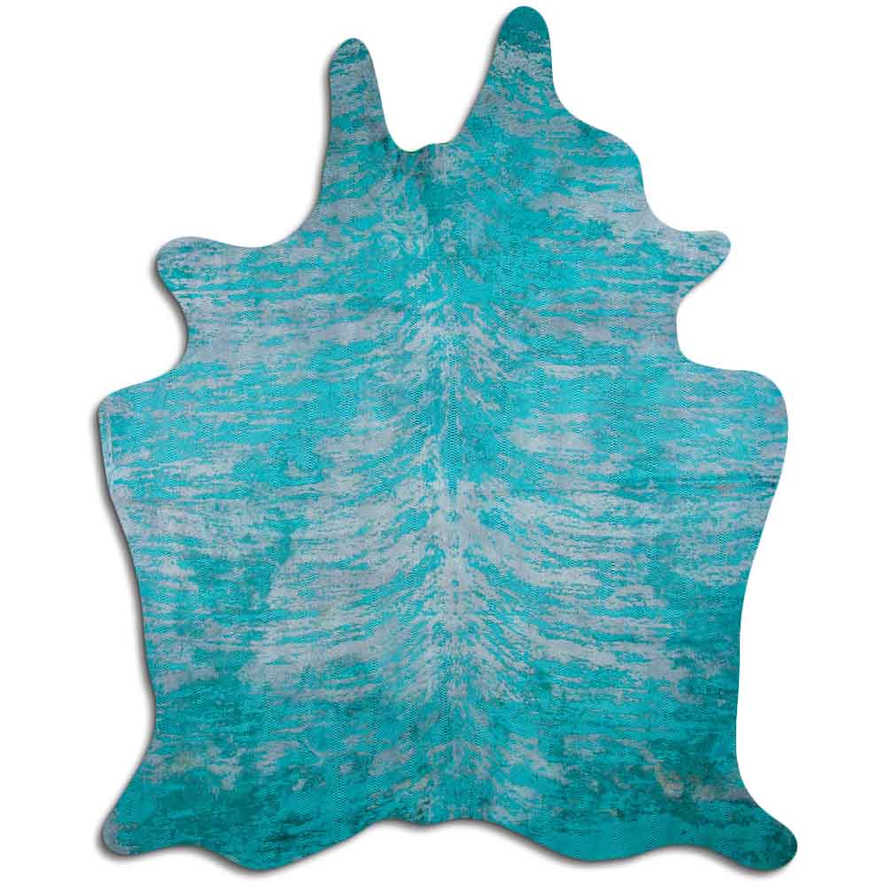 Distressed Exotico Cobra Turquesa 3 - 4 M Classe A
