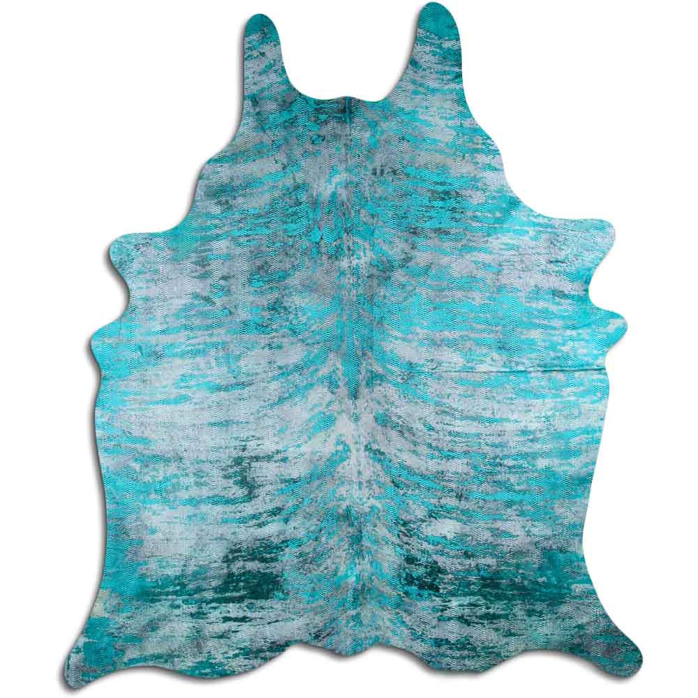 Distressed Exotico Cobra Turquesa 3 - 4 M Classe A
