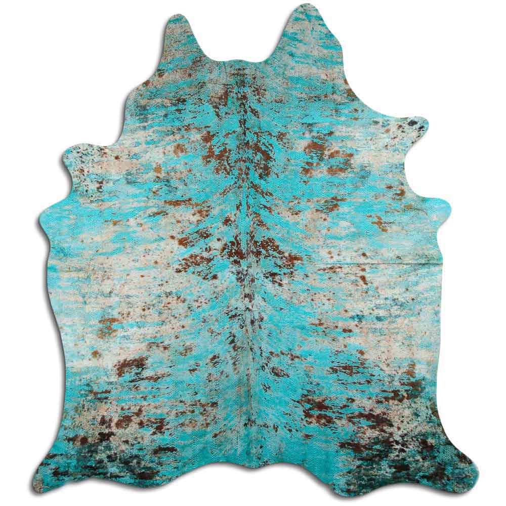 Distressed Exotico Cobra Turquesa 3 - 4 M Classe A