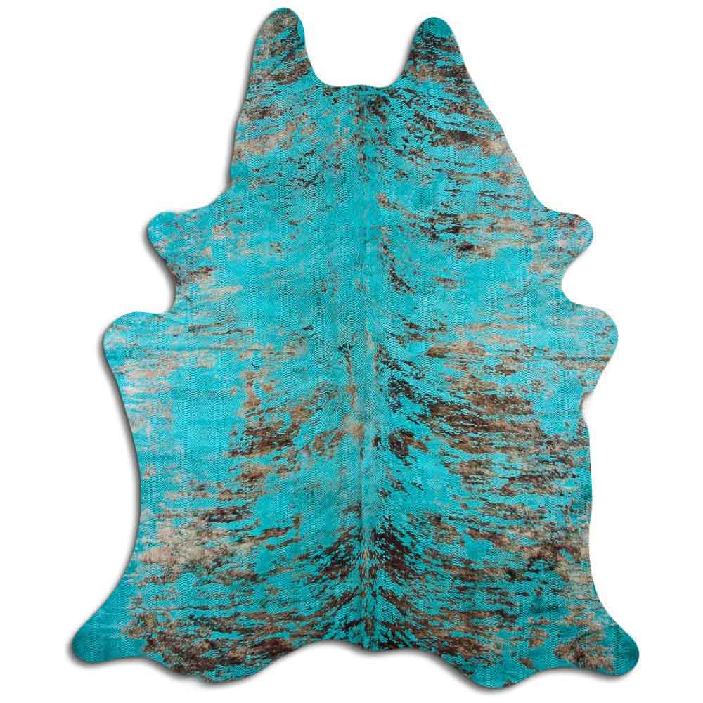 Distressed Exotico Cobra Turquesa 3 - 4 M Classe A