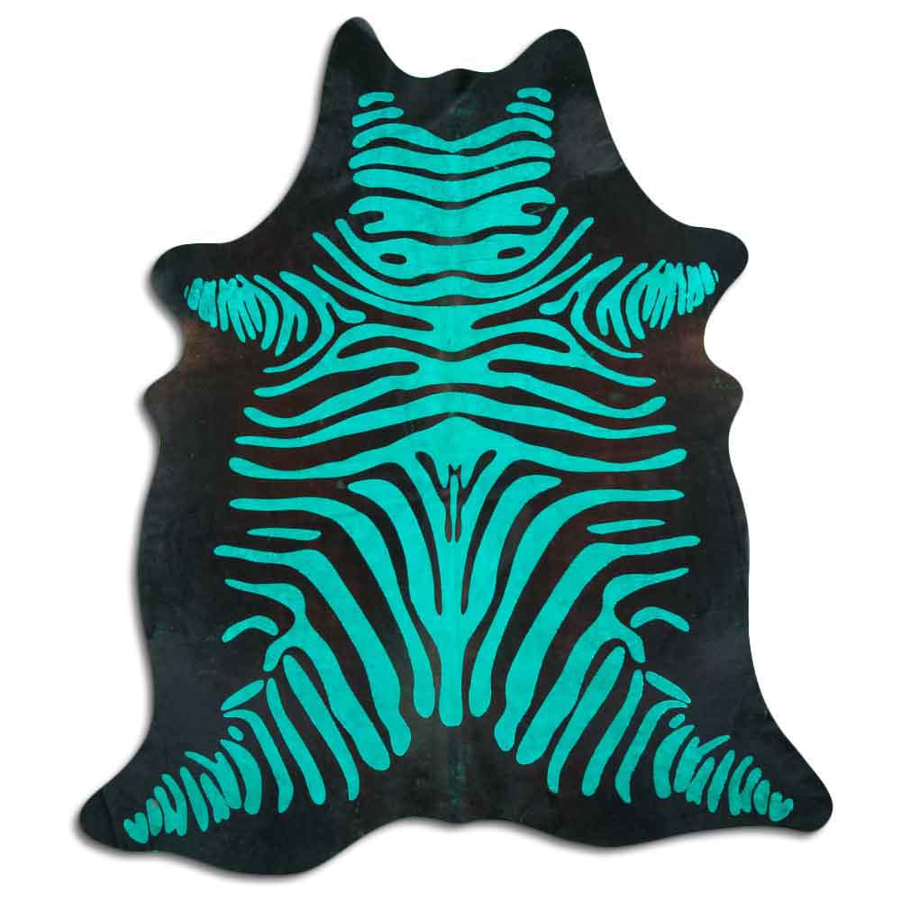 Zebra Distressed Verde Esmeralda Fundo P 2 - 3 M Classe B
