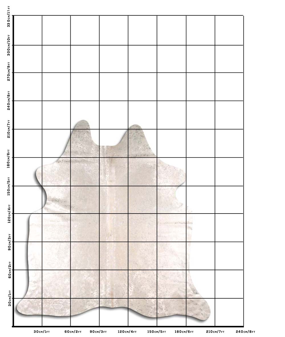 Devore Prata Fundo Branco 2 - 3 M Classe B