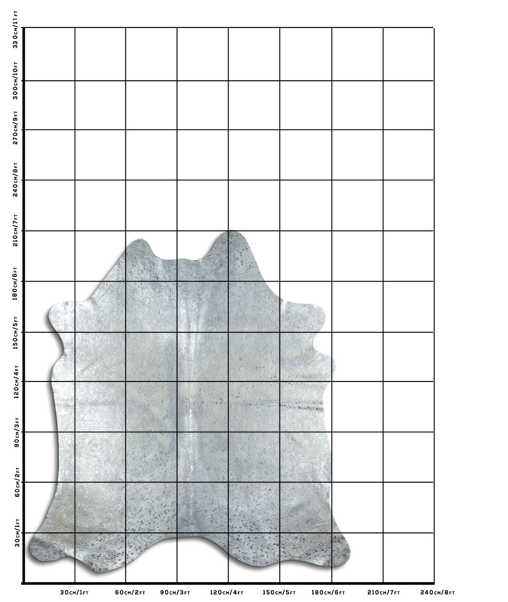 Devore Prata Fundo Branco 2 - 3 M Classe B