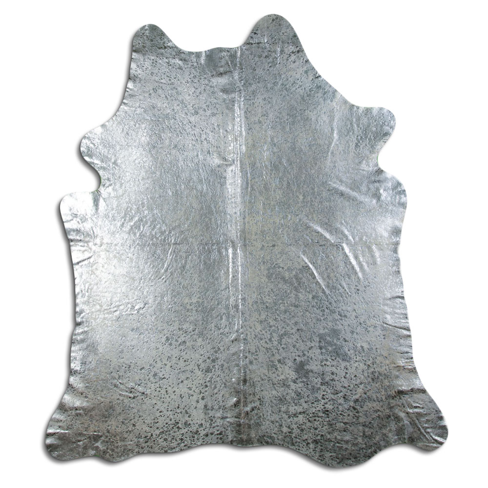 Silver Metallic on White Large Size Silver Metallic on White Large Size