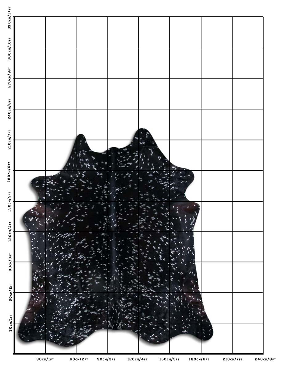 Splashed Prata Fundo Preto 3 - 4 M Classe A