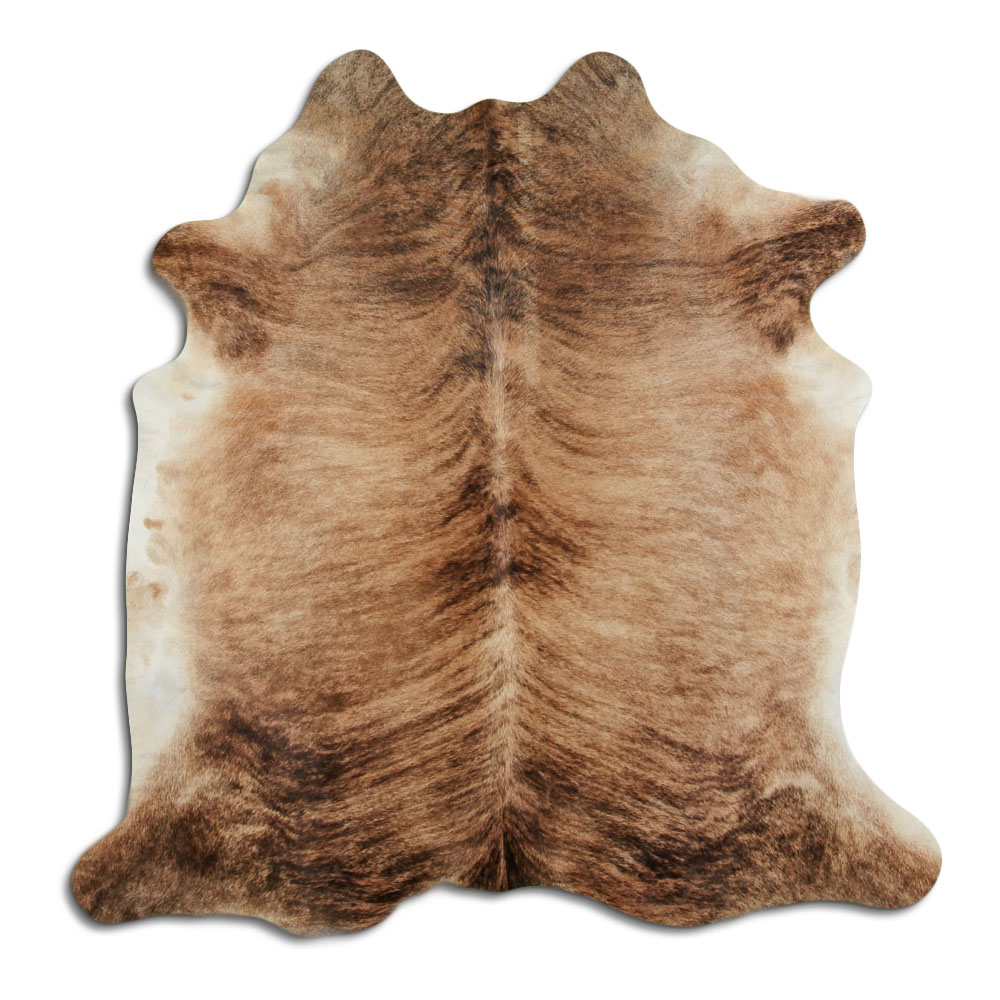 Beige Brindle Cowhide Large Size