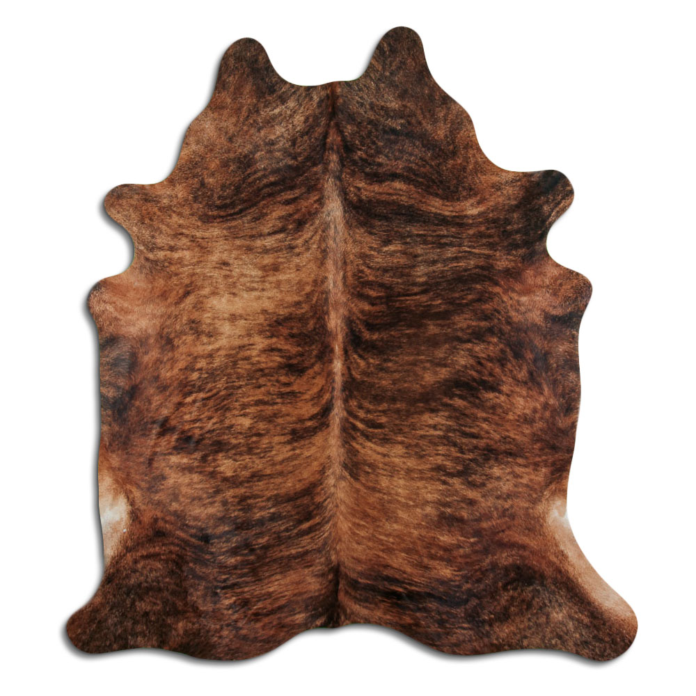 Beige Brindle Cowhide Large Size