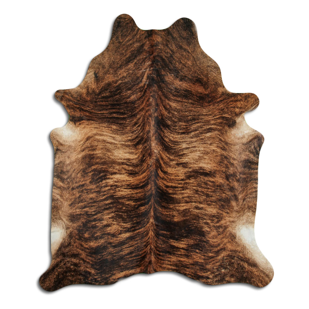 Beige Brindle Cowhide Large Size