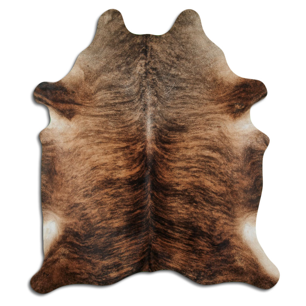 Beige Brindle Cowhide Large Size
