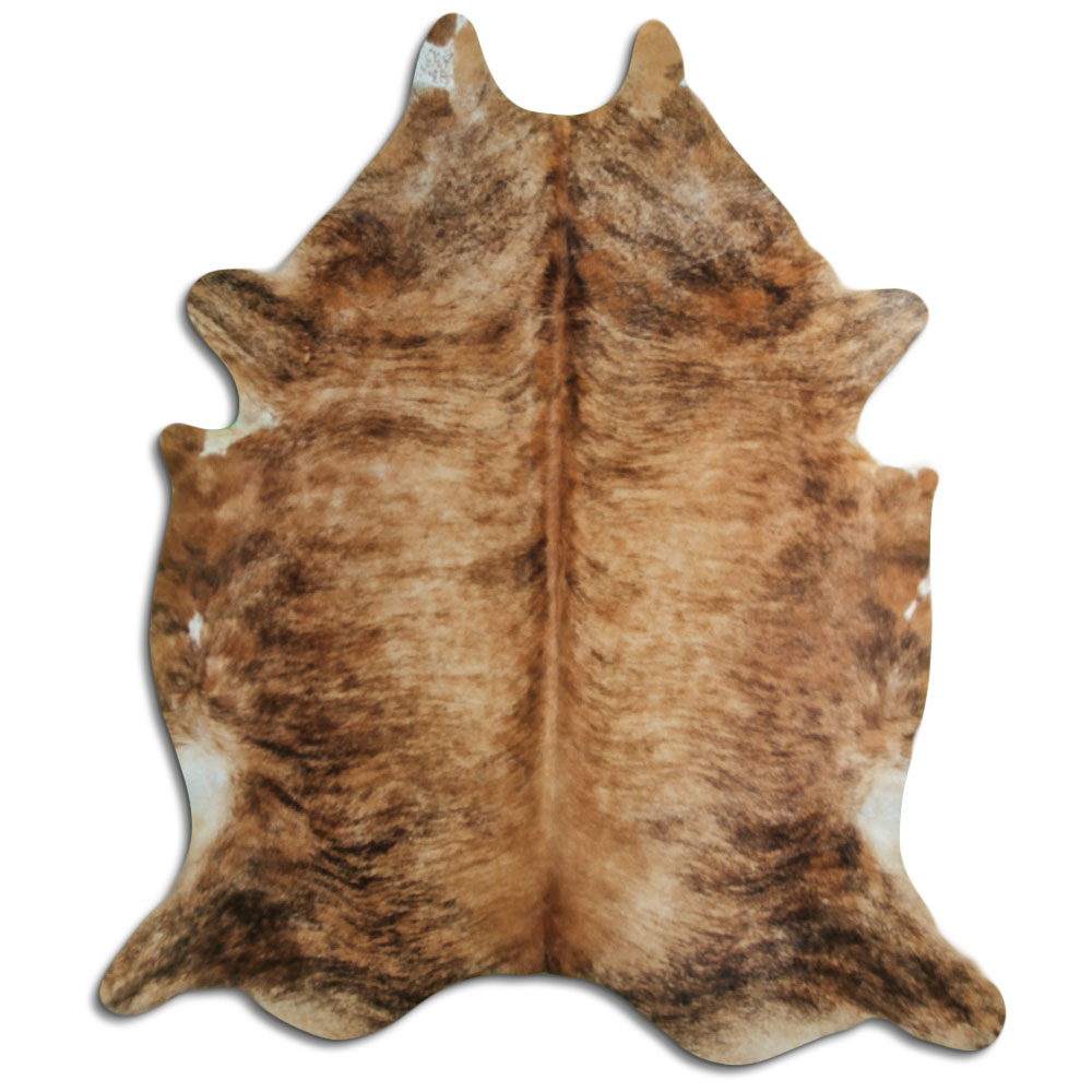 Beige Brindle Cowhide Large Size