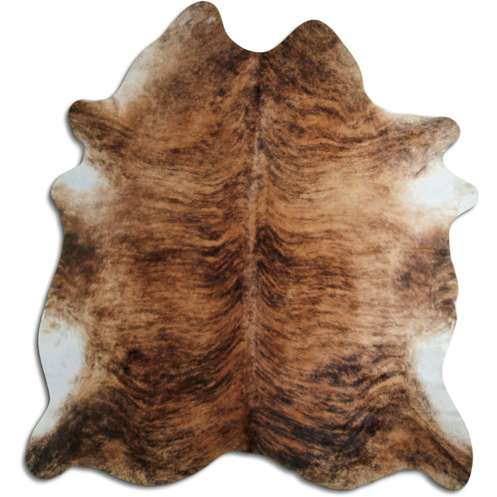 Beige Brindle Cowhide Large Size