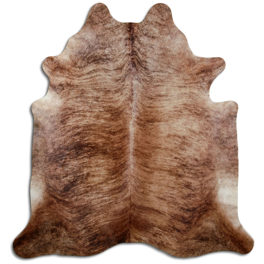 Beige Brindle Cowhide Large Size