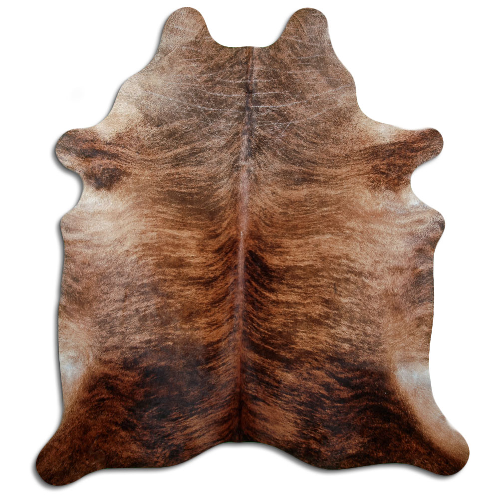 Beige Brindle Cowhide Large Size