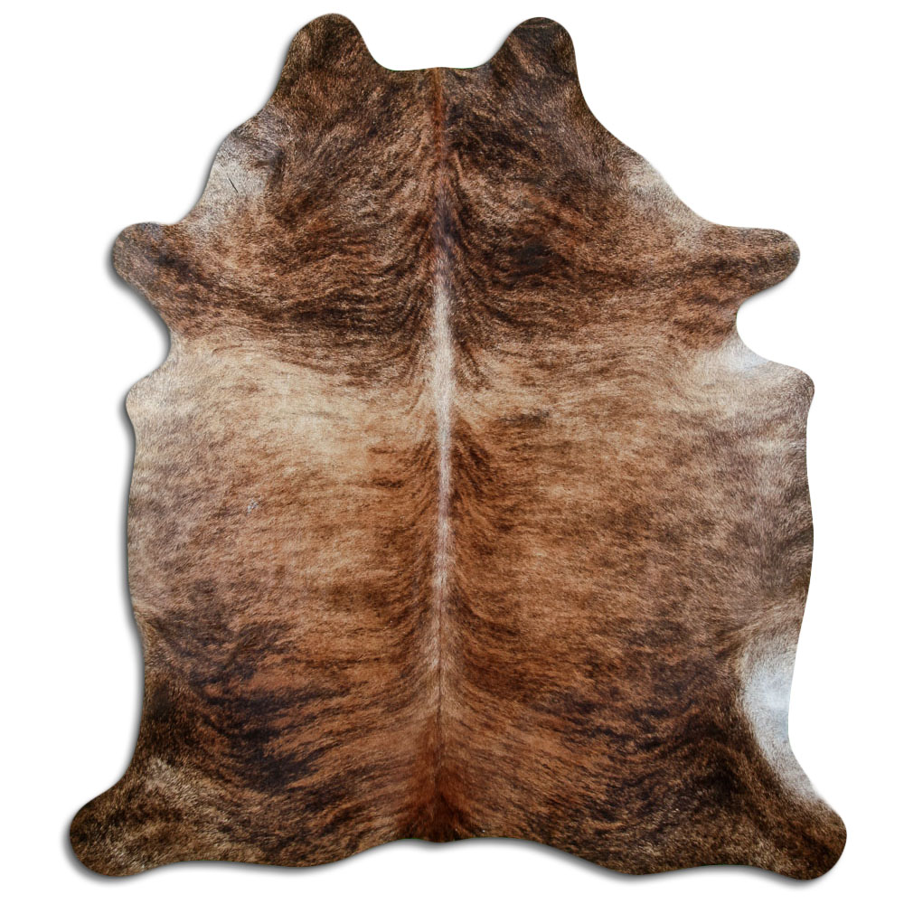Beige Brindle Cowhide Large Size