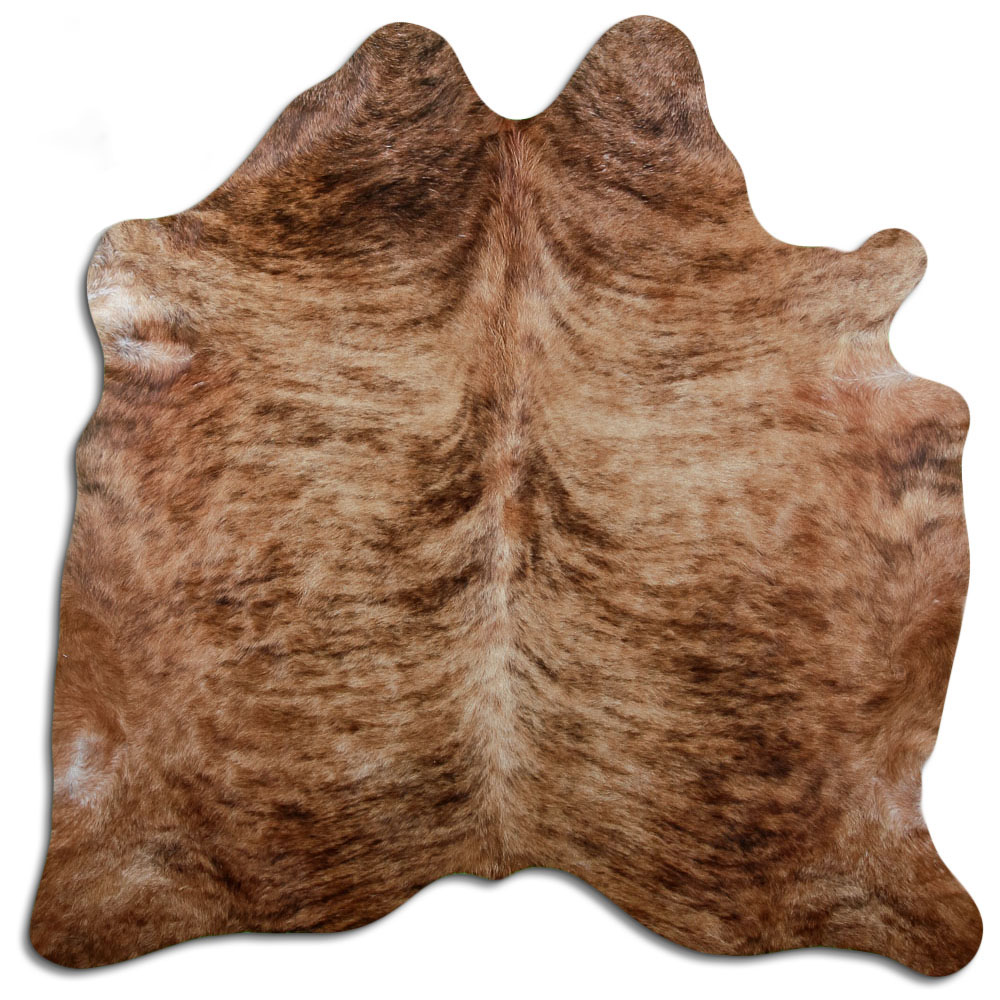 Beige Brindle Cowhide Large Size