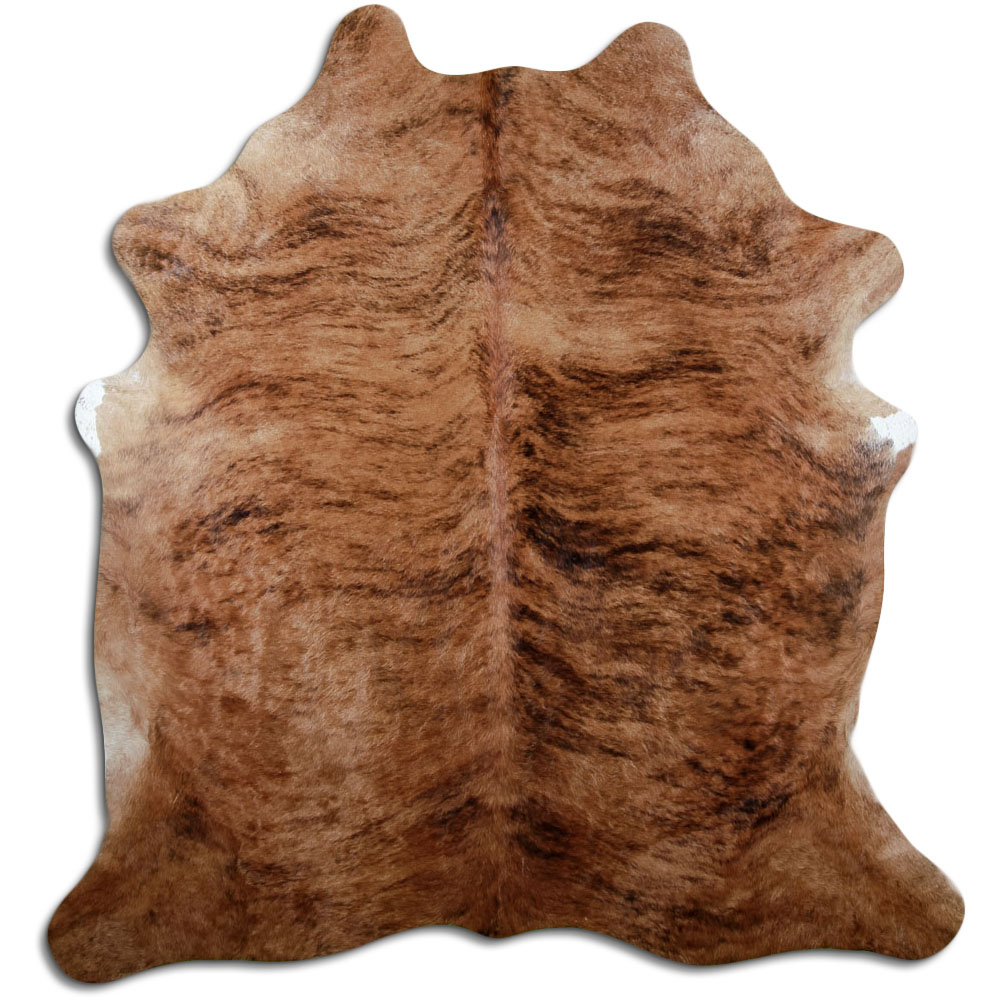 Beige Brindle Cowhide Large Size