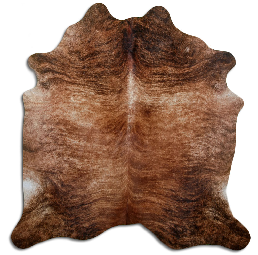 Beige Brindle Cowhide Large Size