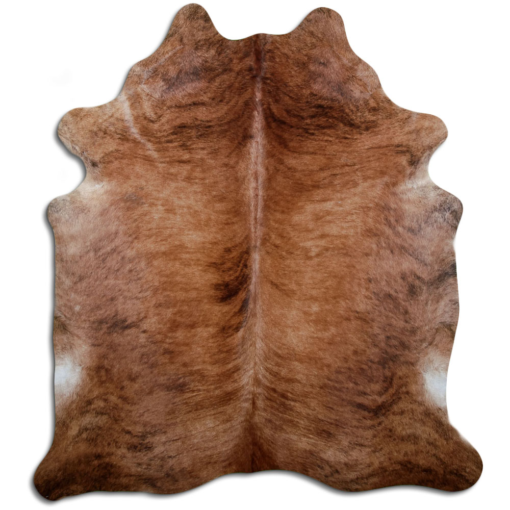 Beige Brindle Cowhide Large Size