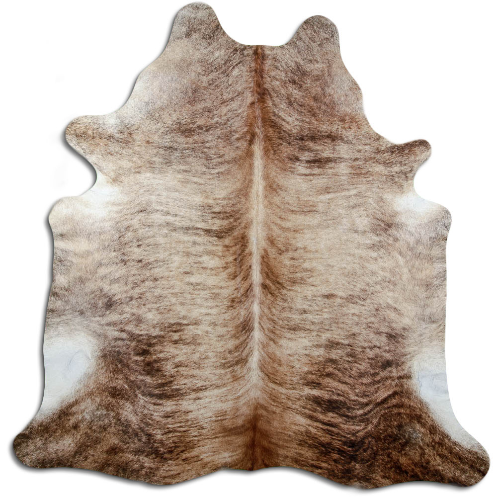 Beige Brindle Cowhide Large Size