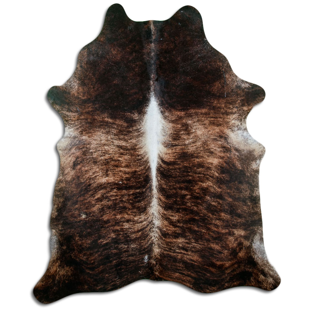 Beige Brindle Cowhide Large Size