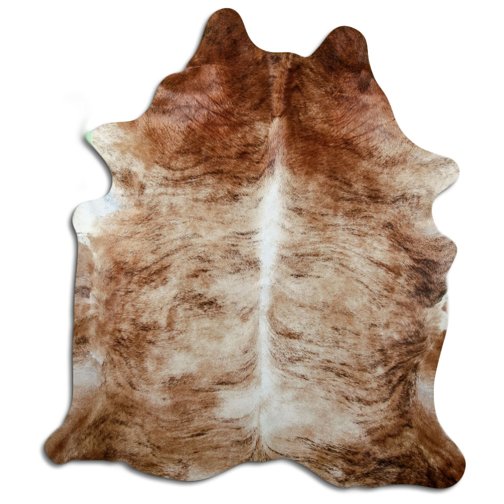 Beige Brindle Cowhide Large Size