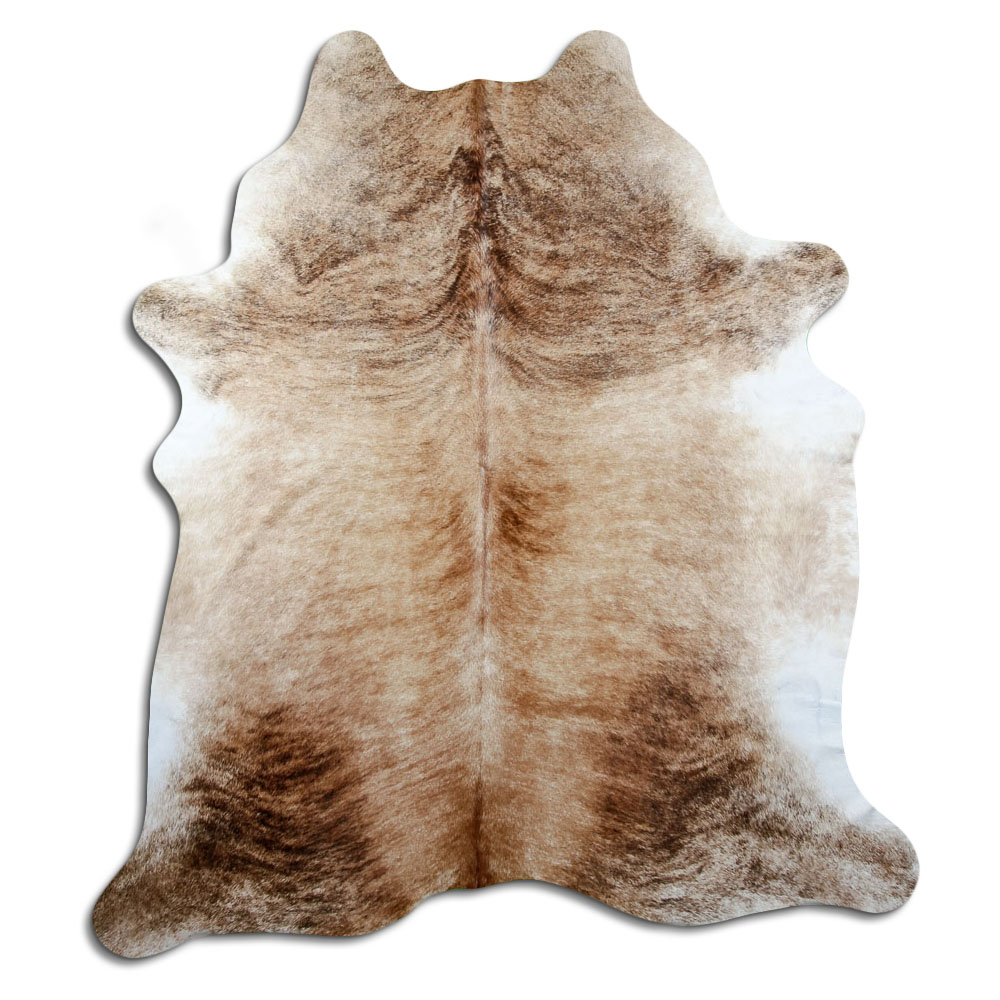 Beige Brindle Cowhide Large Size
