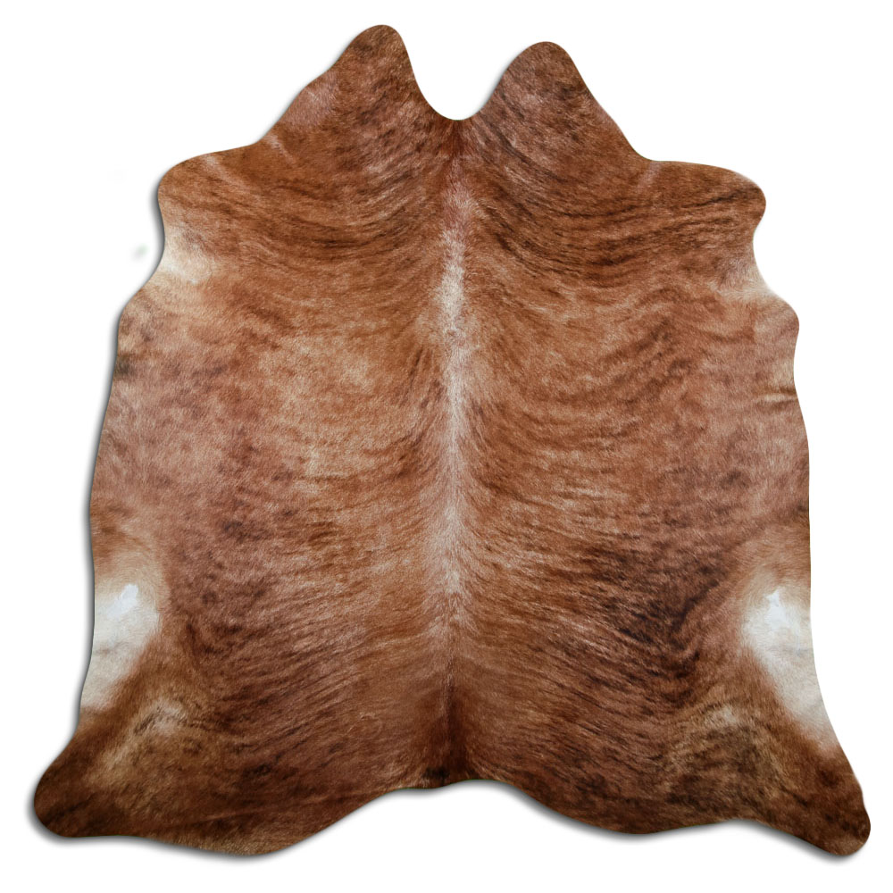 Beige Brindle Cowhide Large Size