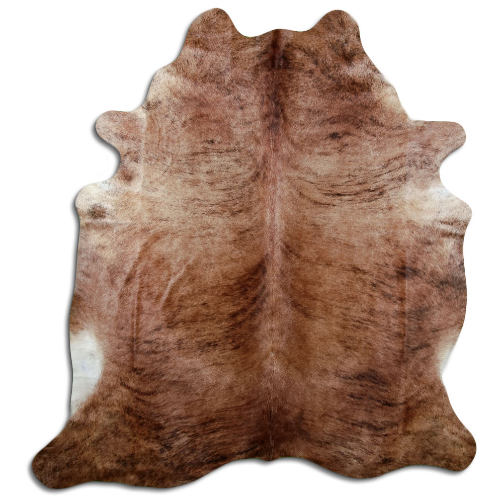 Beige Brindle Cowhide Large Size