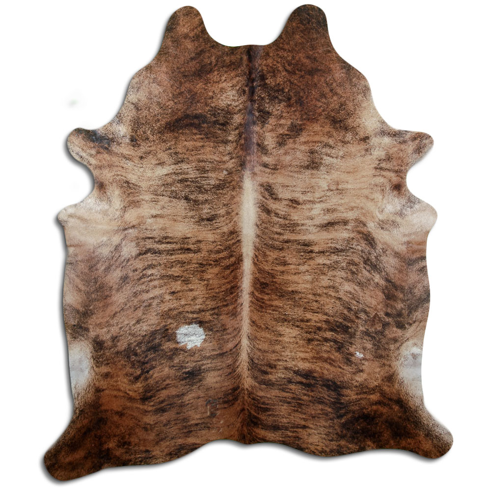 Beige Brindle Cowhide Large Size