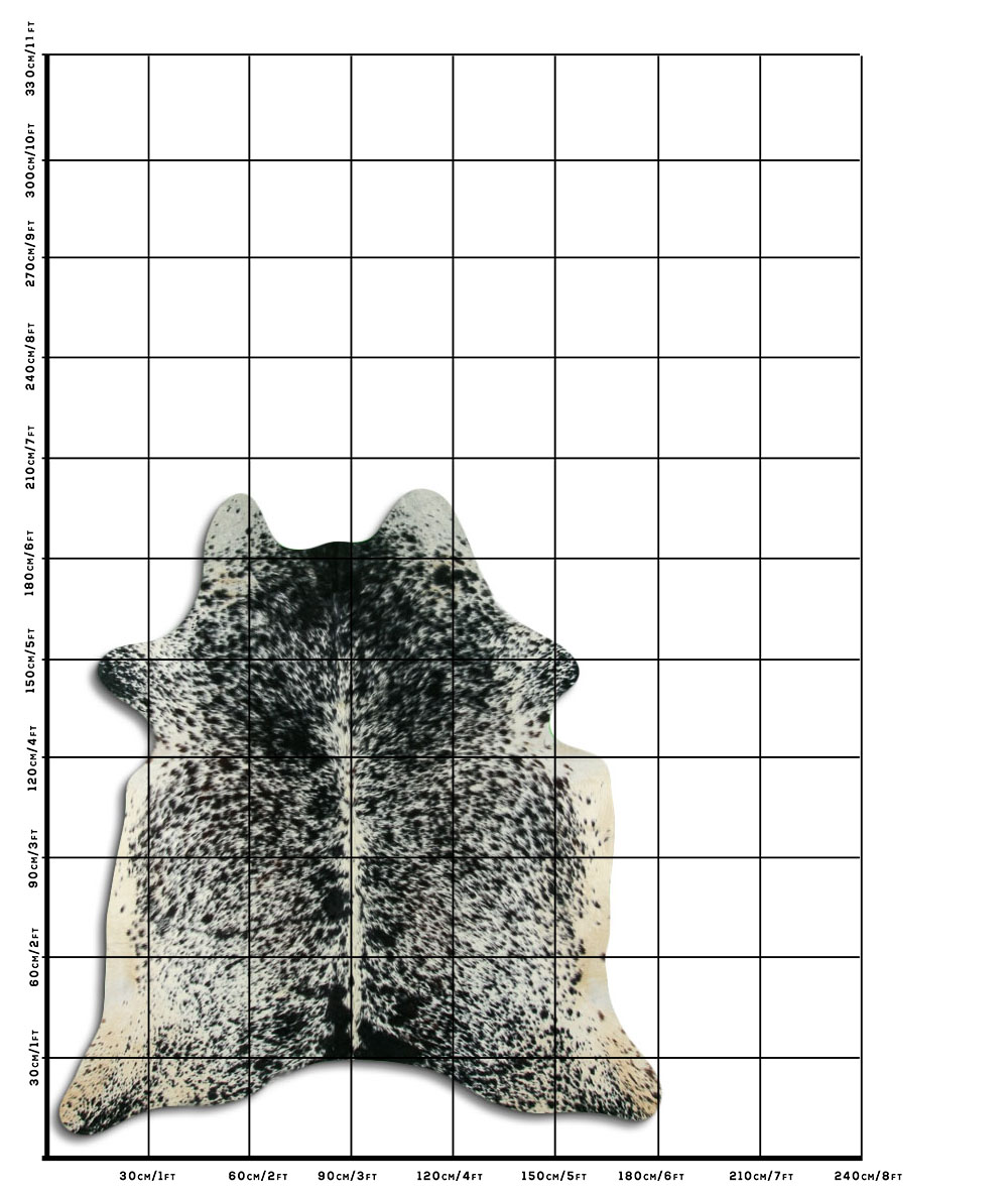 Salpicado Preto e Branco 2 - 3 M Classe A