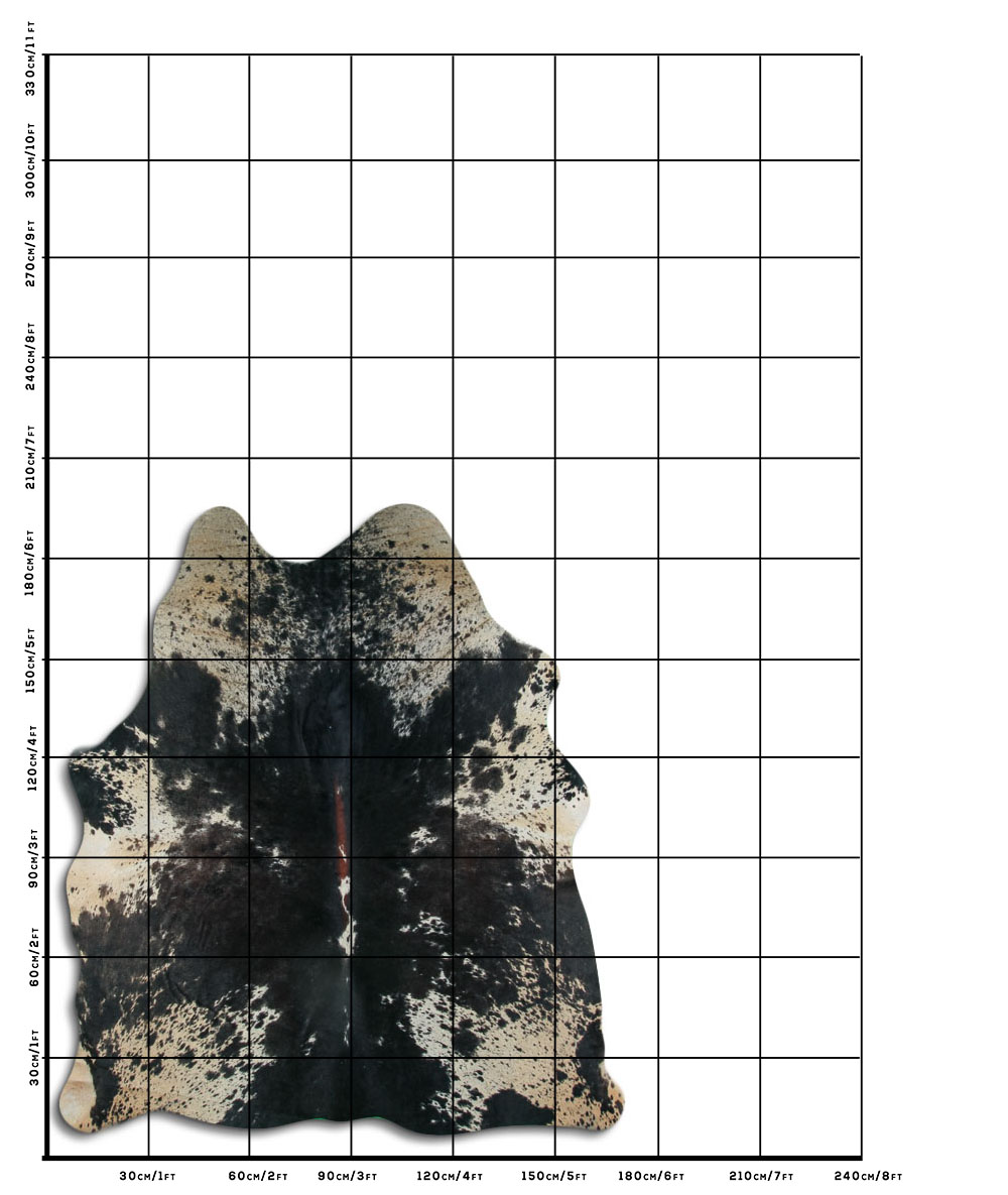 Salpicado Preto e Branco 2 - 3 M Classe B