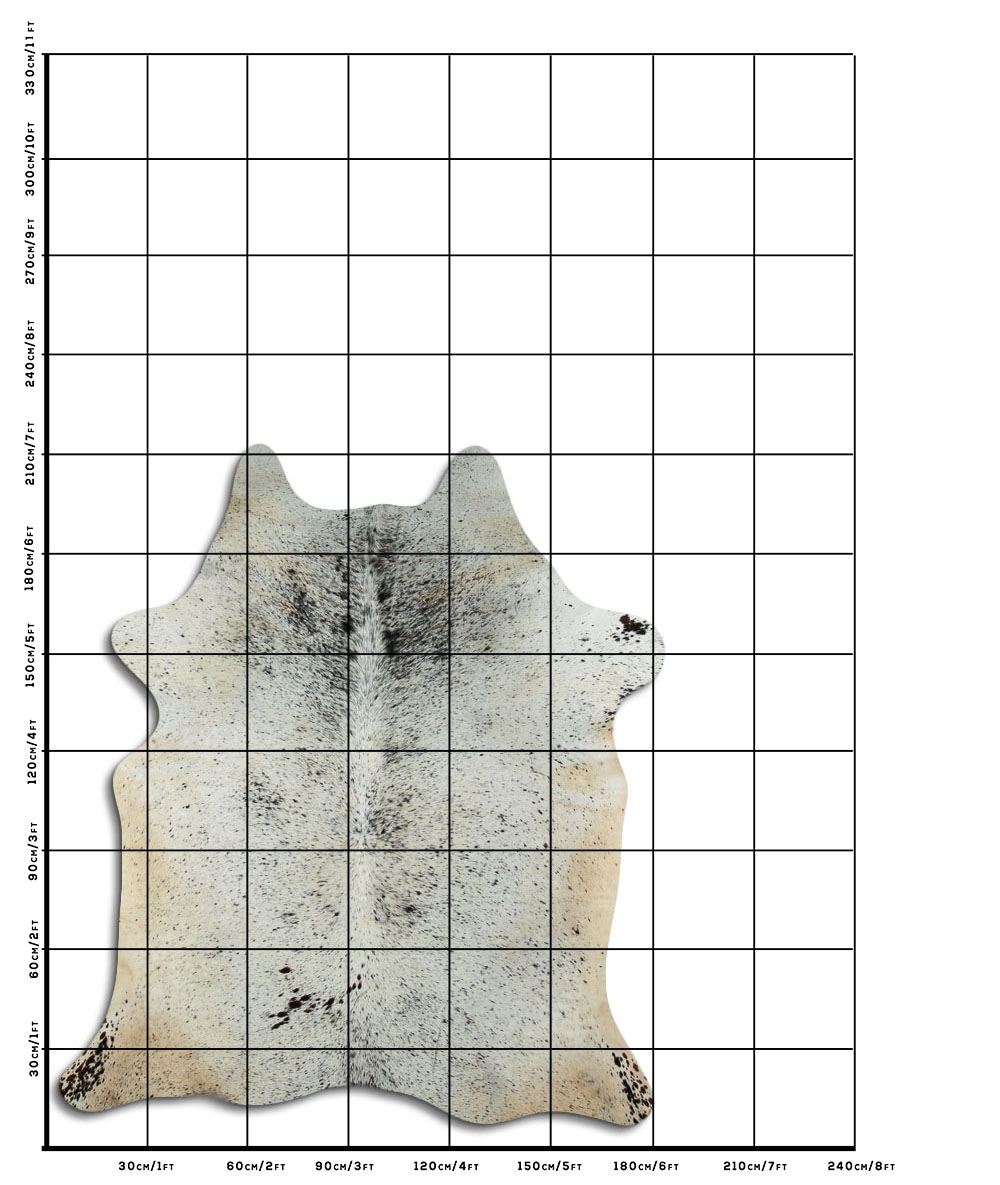 Salpicado Preto e Branco 3 - 4 M Classe B