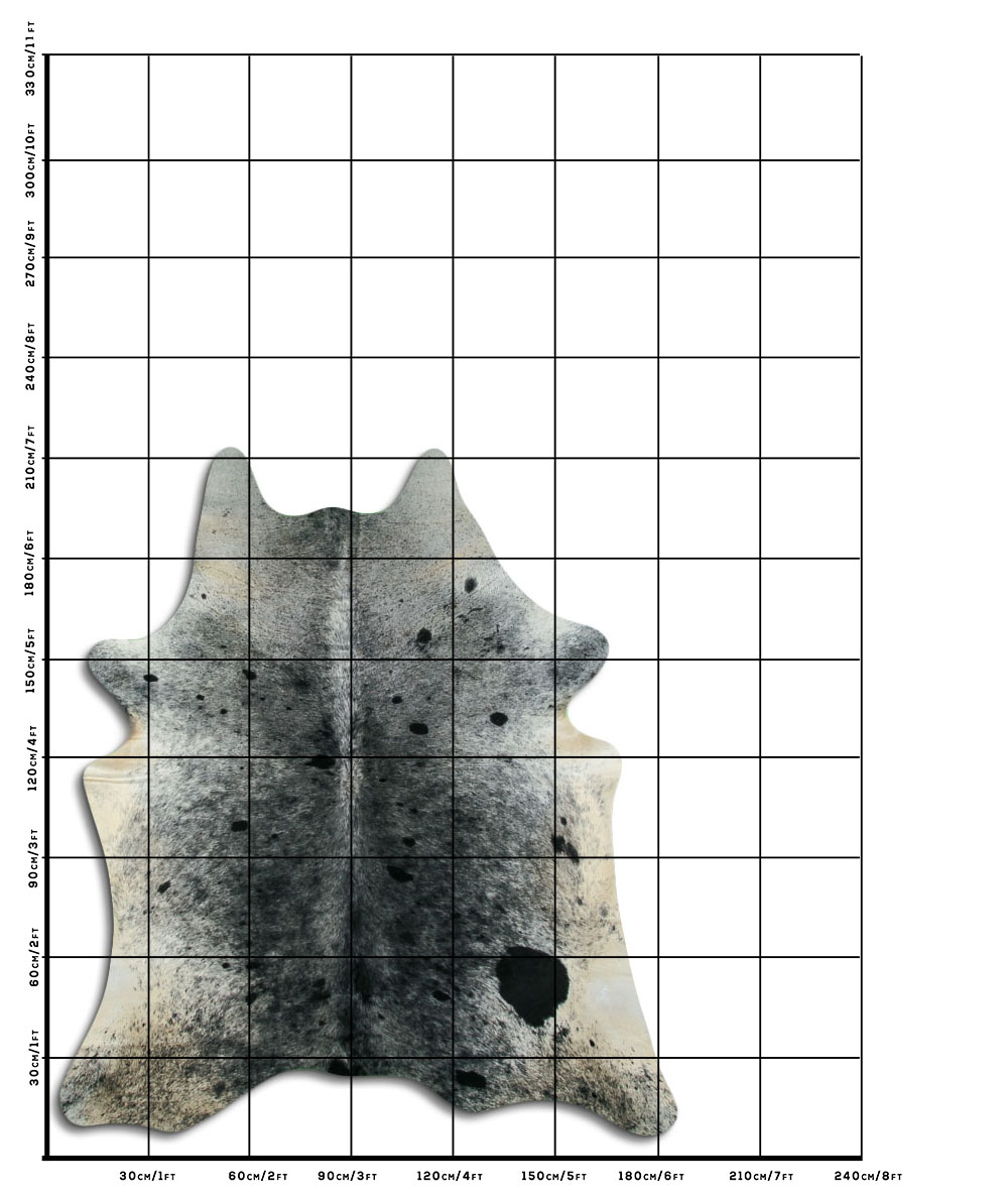 Salpicado Preto e Branco 3 - 4 M Classe B