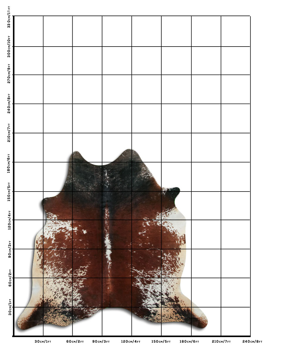 Salpicado Marrom e Branco 2 - 3 M Classe B