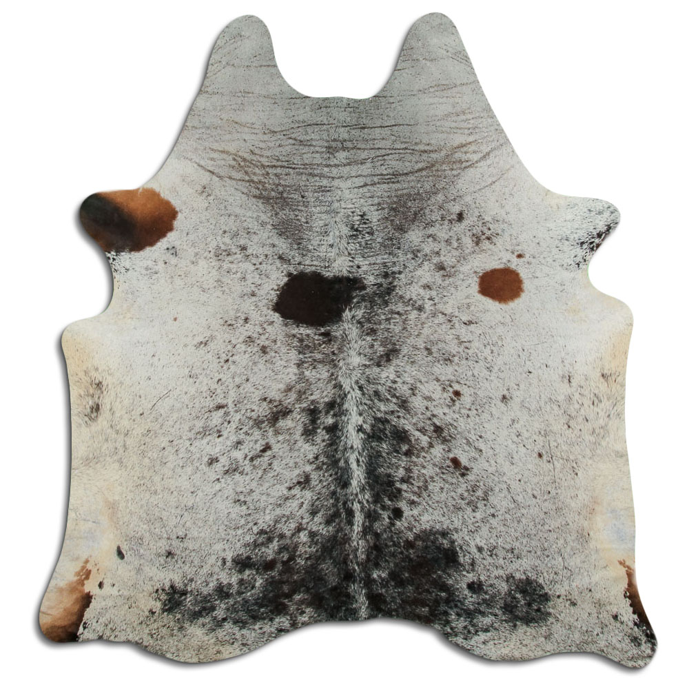 Salt & Pepper Brown and White Cowhide Large Size Salt & Pepper Brown and White Cowhide Large Size
