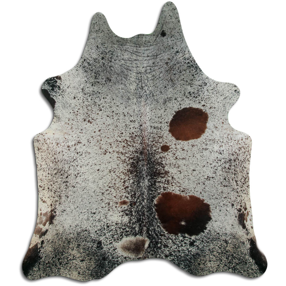 Salt & Pepper Brown and White Cowhide Large Size Salt & Pepper Brown and White Cowhide Large Size
