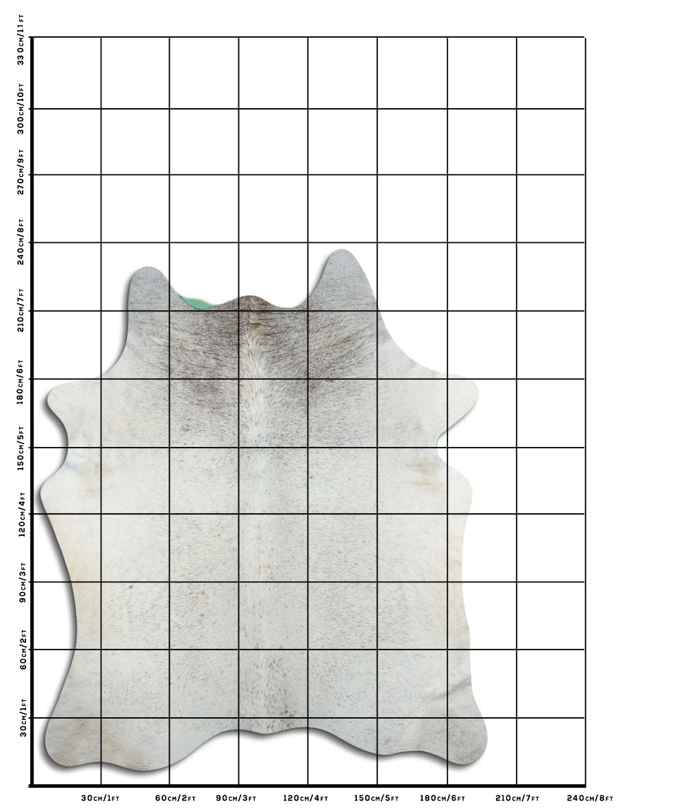 Salpicado Marrom e Branco 3 - 4 M Classe B