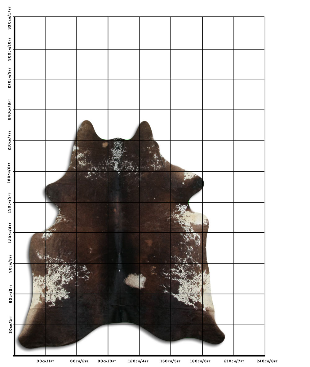 Salpicado Marrom e Branco 3 - 4 M Classe B