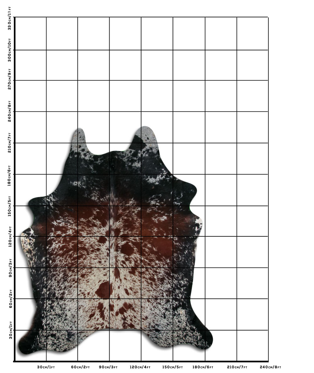 Salpicado Marrom e Branco 3 - 4 M Classe B