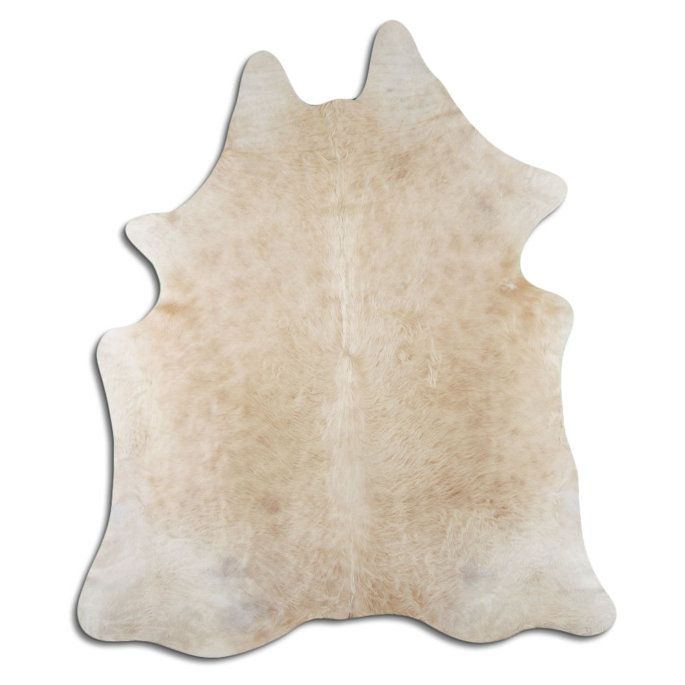 Light Beige Cowhide Medium Size Light Beige Cowhide Medium Size