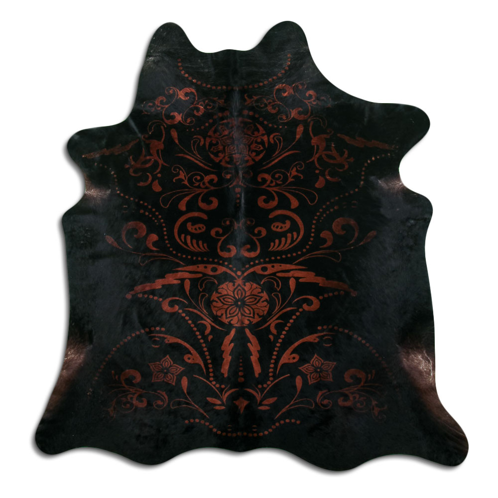 Baroque Marrom Fundo Preto 3 - 4 M Classe A