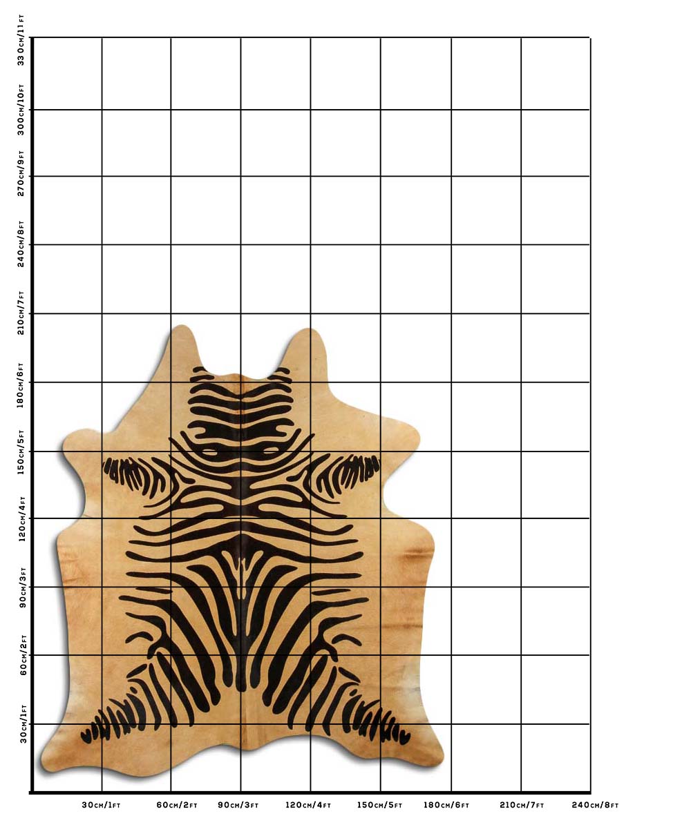 Zebra Fundo Bege 2 - 3 M Classe A