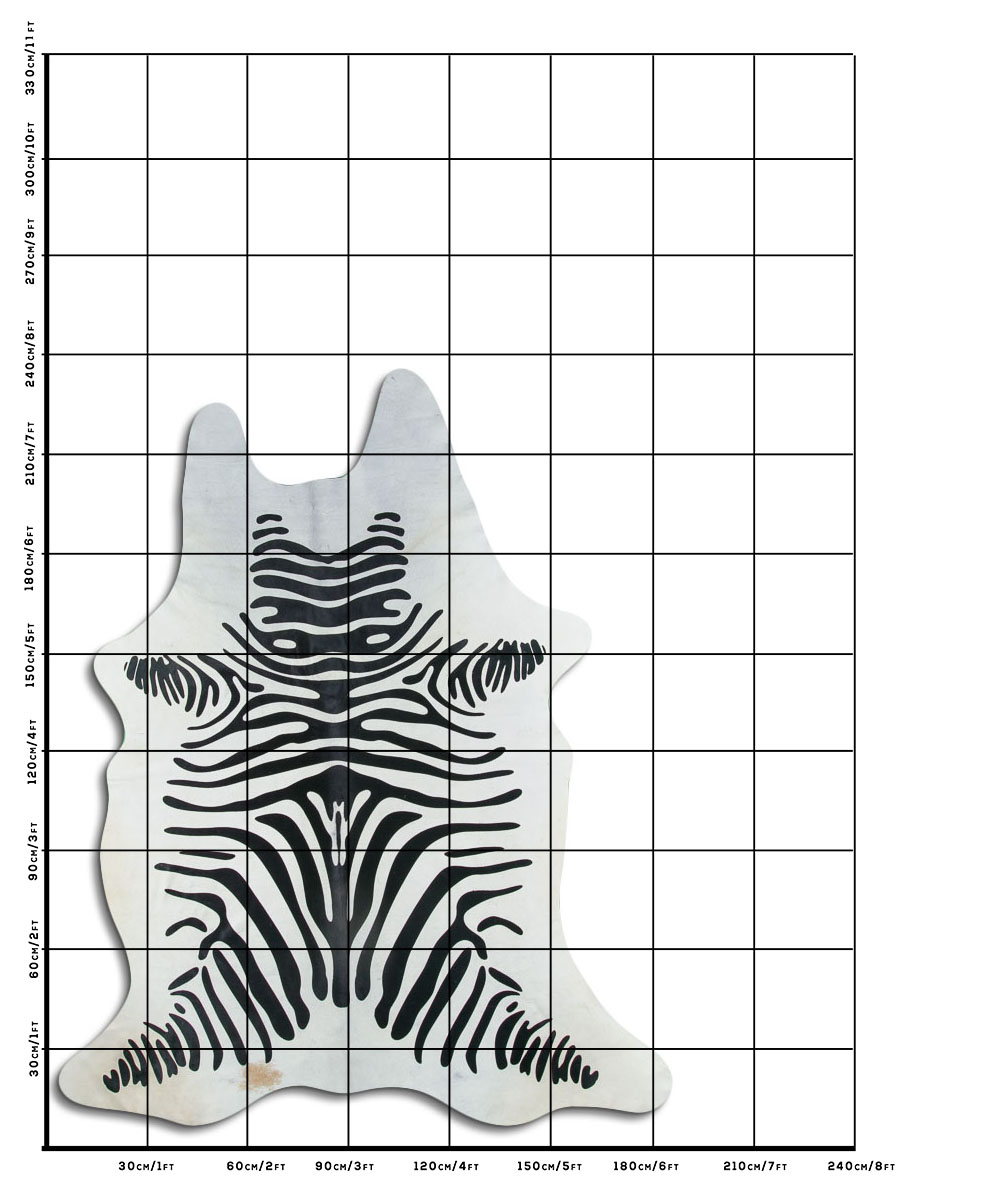 Zebra Fundo Branco 3 - 4 M Classe B