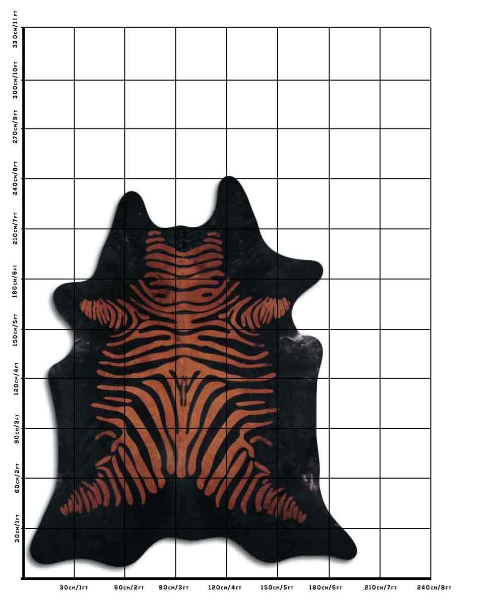 Zebra Marrom-preto 3 - 4 M Classe A