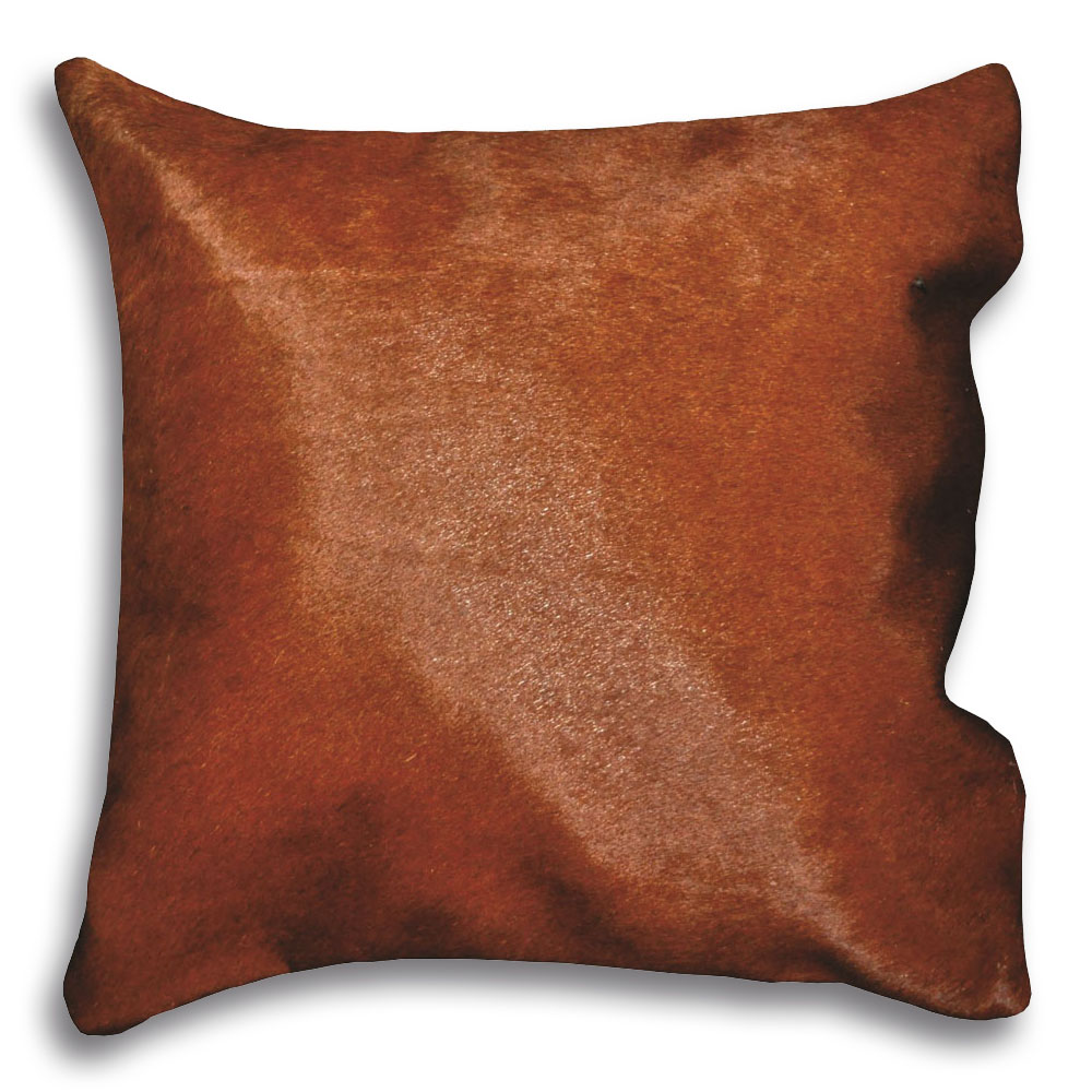 Cushion Brown Size 16"x16" Suede Fabric Backing