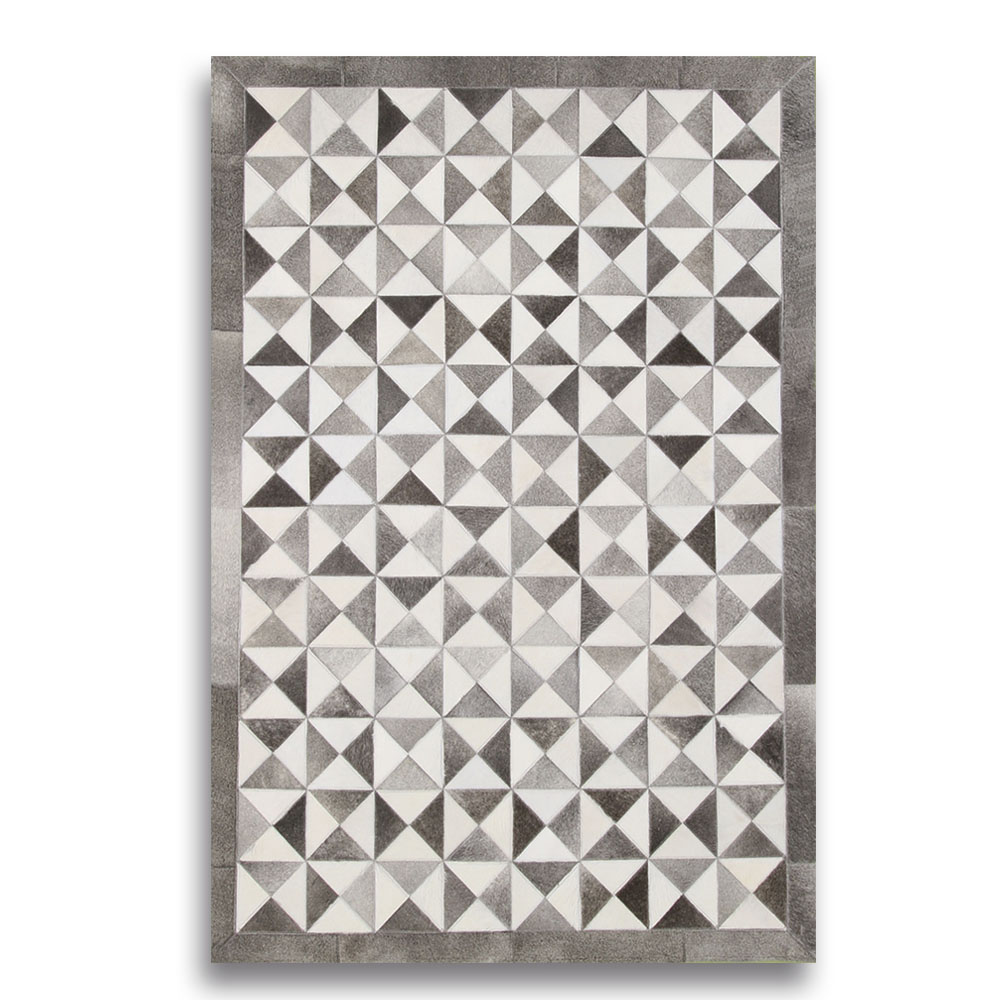 Size 1,20x1,80 M Express Rug Grey and White With Border Grey